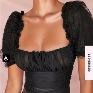 House of CB Nina mesh Bodysuit XS